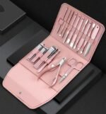 16 in 1 Nail Cutter Set Stainless Steel Nail Clippers Set With Folding Bag Manicure Cutter Kits Scissors Beauty Tool - Image 2