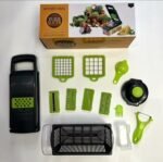 16 IN1 Mandoline Slicer Veggie Food Chopper Vegetable Cutter Tomato Carrot Grater Cheese French Onion Shredders Kitchen Tool - Image 6