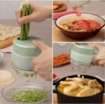 4 in 1 Portable Electric Vegetable Cutter Set Mini Wireless Food Processor Garlic Chili Onion Celery Ginger Meat Garlic Chopper - Image 2