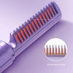 Cordless Comb Hair Straightener Brush Anti Scald 70Mins Long Battery Life USB Rechargeable Hot Comb Hair Straightener for Home Travel - Image 2