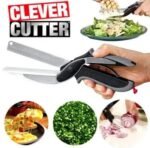 Clever Cutter Crockery 2 in 1 Knife Cutting Board Utility Cutter Stainless Steel Crockery Mall Multi Function