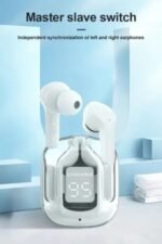 Air31 earbuds With SILICON POUCH wireless crystal Transparent and Bluetooth Air 31Type C - Image 3