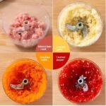 5 Blades Manual Vegetable Chopper Cutter Hand Pull Food Chopper - Image 2