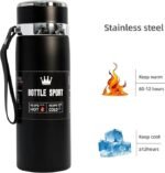 New 800ml LED Display Temperature 316sus HotnCold Stainless Steel Water Bottle 800ml Vacuum Insulated Temperature Display Water Bottle - Image 2