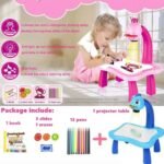 Kids Drawing Projector, Trace and Draw Projector Toy Drawing Board Tracing Desk Learn to Draw Sketch Machine Art Tracing Projector - Image 5