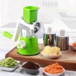 Table Top Drum Multifunctional Roller Vegetable Cutter Hand Crank Home Kitchen Shredder Potato Grater - Image 2