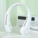 Portable Neck Fan Electric Wireless Fan Rechargeable USB Mini Fan Bladeless Personal Fans Hanging Neck Cooler for Outdoor Sports - Image 3