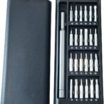 Precision Screwdriver Set with Case 24 in 1 Magnetic Mini Screwdriver Kit for Phones Computers Watches Glasses Game Consoles Cameras