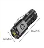 Three Eye Mini Flashlight Portable Outdoor LED Flashlights High Lumens Three Eyed Rechargeable Long Range For Outdoor - Image 4