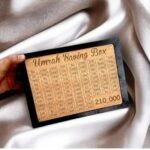 Umrah Savings Box 280 Days Wooden Money Saving Jar for Hajj Umrah Islamic Halal Savings Plan Daily Pilgrimage Tracker Gift for Muslims Eid Ramadan Savings Box - Image 2