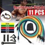 11(PCS) Power Exercise Resistance Band Set 5 in 1 Fitness Band Equipment for Men and Women - Image 3