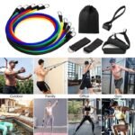 11(PCS) Power Exercise Resistance Band Set 5 in 1 Fitness Band Equipment for Men and Women - Image 2