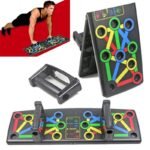 9 IN 1 Push Up Rack Board System Comprehensive Fitness Exercise Workout Pushup Stands - Image 2