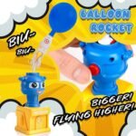 Car Balloon Air Power Toy Powered Balloon Launch Tower Balloon Car Toys for Kids - Image 4