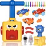Car Balloon Air Power Toy Powered Balloon Launch Tower Balloon Car Toys for Kids - Image 3