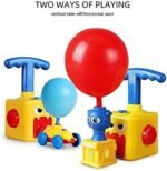 Car Balloon Air Power Toy Powered Balloon Launch Tower Balloon Car Toys for Kids - Image 2