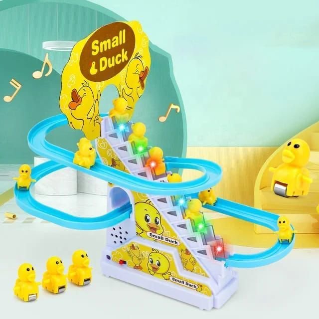 2026/03/duck-climbing-stairs-toy-with-flashing-lights-music-on-off-button-27471-130.jpg Duck Climbing Stairs Toy with Flashing Lights and Music On Off Button - Image 1