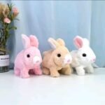 Little Jumping Baby Rabbit Electronic Pet Plush Bunny Toy with Sounds - Image 2