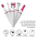 Veet Trimmer Multifunction 5 in 1 Electric Epilator Painless Trimmer For Eyebrow Body Facial Hair Removal Hair Shaver
