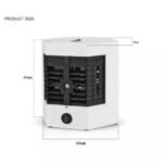 New mini refrigeration air conditioning fan household desktop small spray air cooler USB portable mobile cooling fan - Image 3