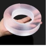 Pack Of 2 Double Sided Tape for Walls Heavy Duty Removable Mounting Tape Strong Adhesive Washable and Reusable Tape Wall Tape for Picture Photo Carpet Decoration Poster Tape Roll