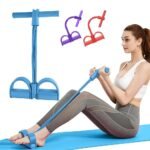 Pedal Resistance Band Latex Bodybuilding Expander Exercise Sit Up Equipment Tension Band Yoga Stretching Tummy Trimmer Pull Rope - Image 2
