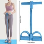 Pedal Resistance Band Latex Bodybuilding Expander Exercise Sit Up Equipment Tension Band Yoga Stretching Tummy Trimmer Pull Rope - Image 3