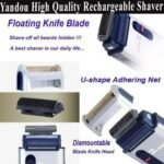 Rechargeable Shaver & Beard Trimmer Yandou SV-W301U - Image 3
