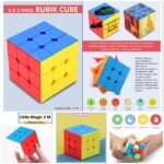 Rubik Cube Stickerless Qiyi Warrior Rubiks Cube Magic Speed Cube Puzzle Toys Rubik's Cube Memory and Responsiveness Rubik Cube Concentration Rubic Cube Rubix Cube