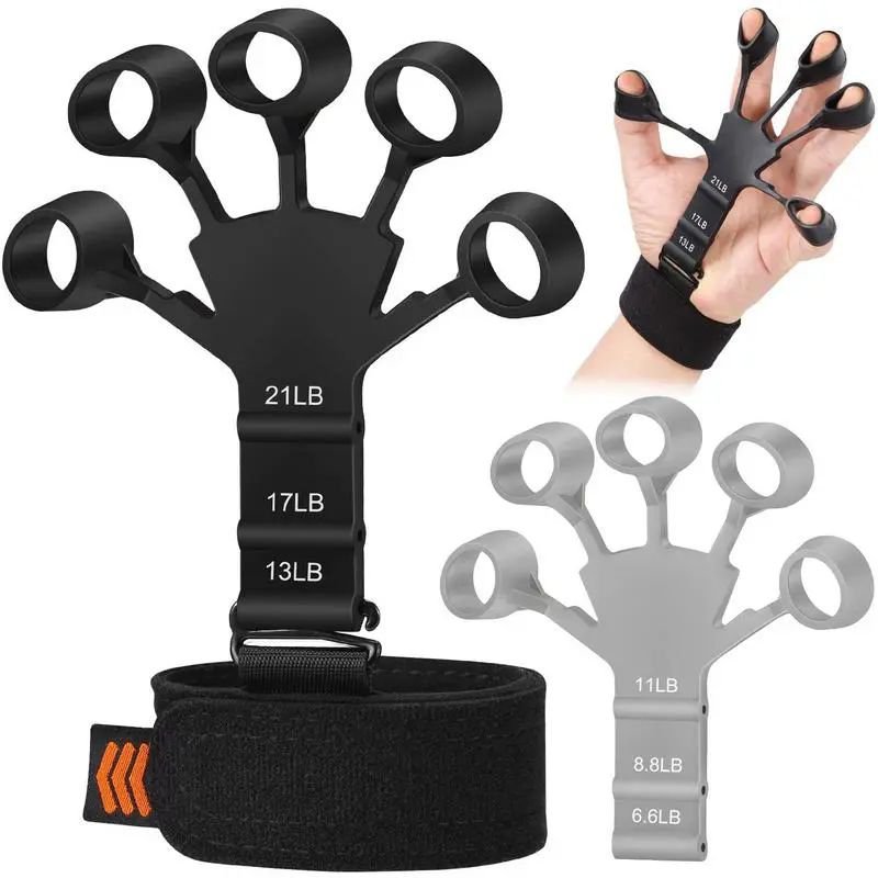 2026/03/silicone-gripster-grip-strengthener-finger-stretcher-hand-grip-trainer-gym-fitness-training-and-exercise-27170-270.jpg Adjustable Hand Grip Power Exerciser Forearm Wrist Strengthener Gripper With Counter - Image 1