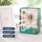 Type C Rechargeable Portable Desktop Air Conditioner With 3 Speed Spray Humidifier Purifier mini Fan - Image 2
